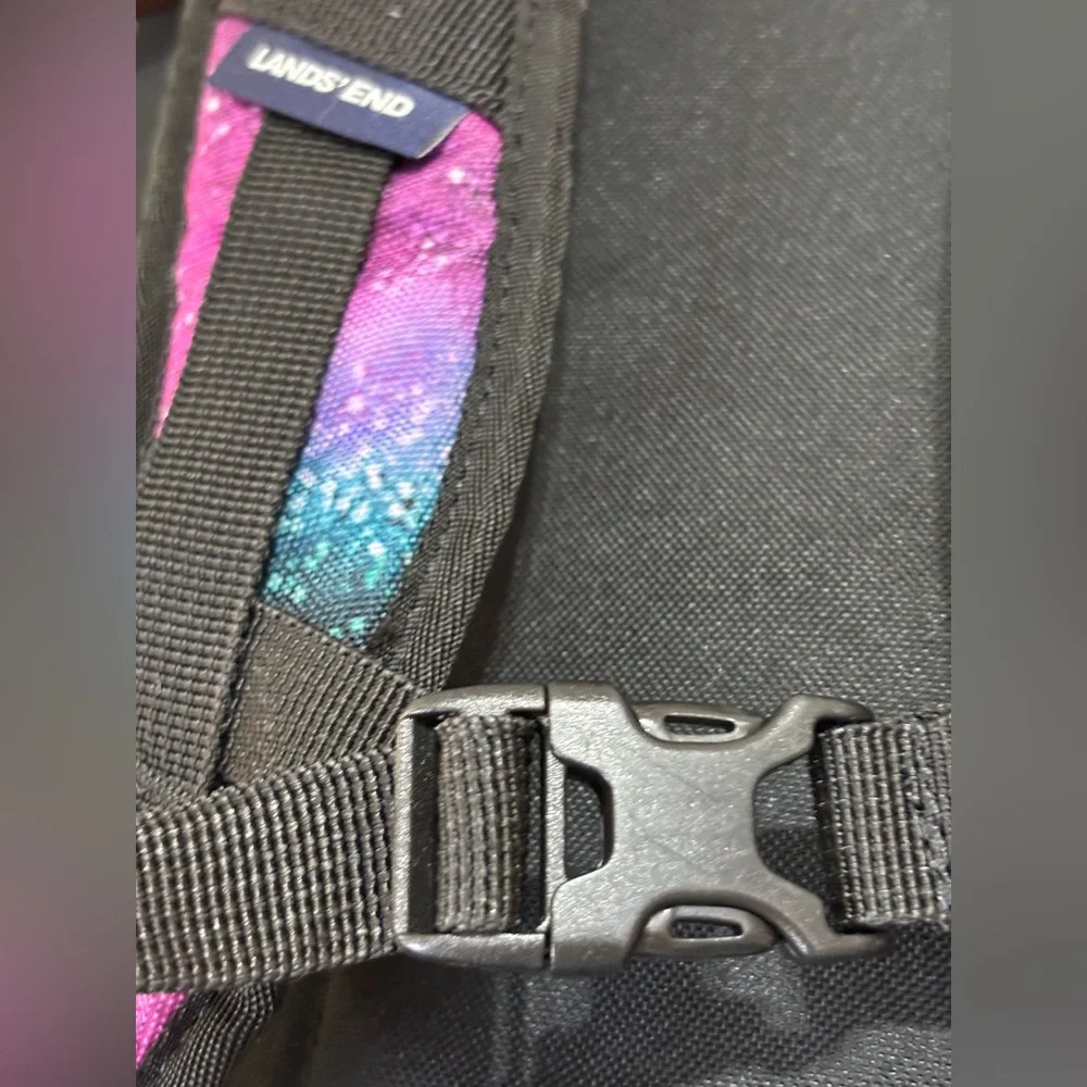 Lands' End ClassMate Backpack galaxy print